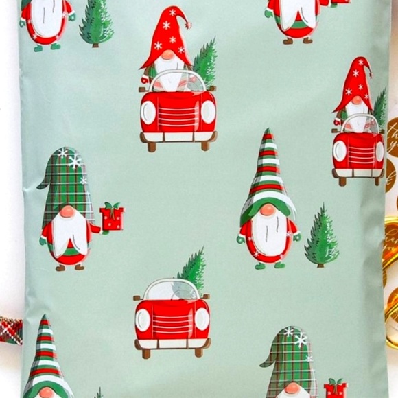 Christmas Gnome Holiday Poly Mailers Designer Shipping Bags Nwt - Picture 4 of 4